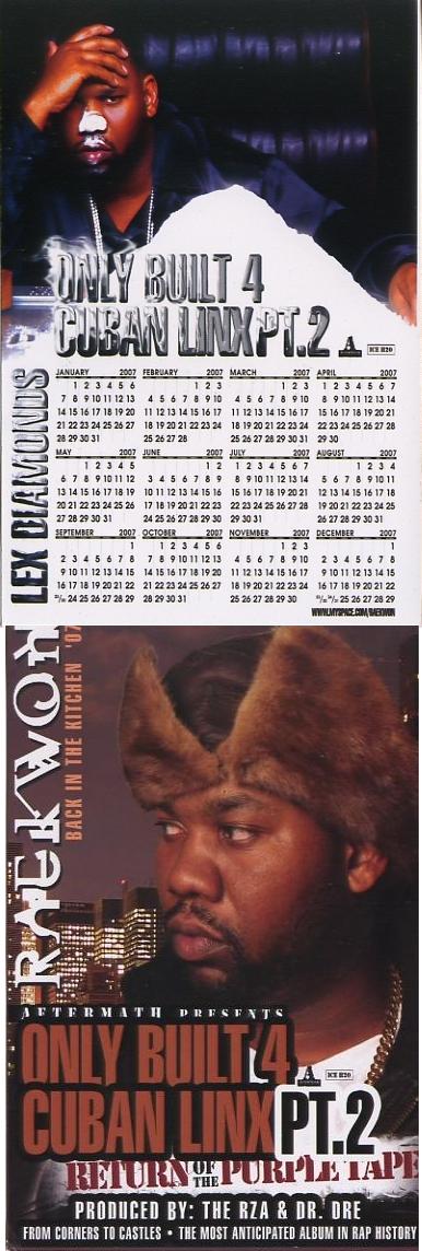 Raekwon Calendar