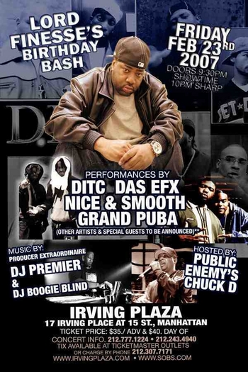 Lord Finesse Birthday Bash in NYC