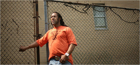 Clive Campbell, known as D.J. Kool Herc, at 1520 Sedgwick Avenue in the west Bronx. (yler Hicks/The New York Times)