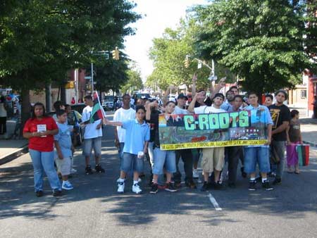 C-roots movement representing.  Bringing that lively youthful energy to the parade.