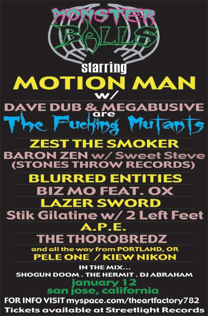 Dave Dub and Megabusive Rocking with Motion Man