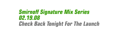 Smirnoff Signature Mix Series