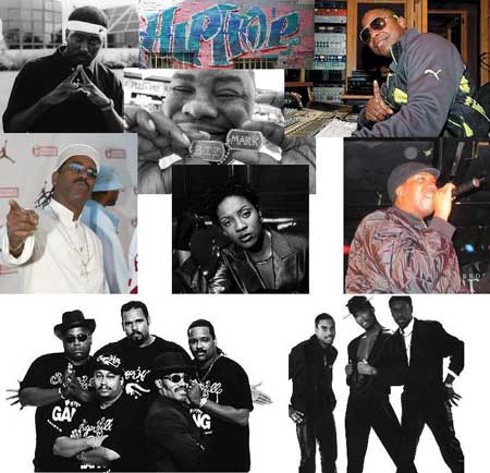 KRS-One, Whodini, Doug E. Fresh, MC Lyte, Big Daddy Kane, Biz Markie, Sugar Hill Gang and Kurtis Blow