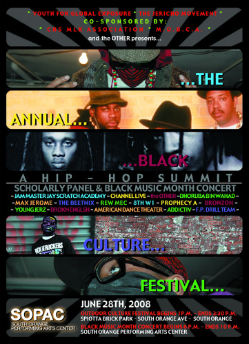 Hip-Hop Summit, Scholarly Panel & Black Music Month Concert 