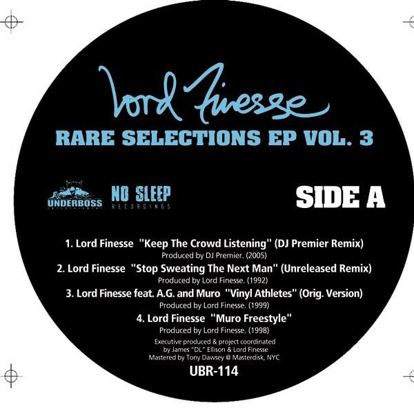 Lord Finesse - Rare Selections EP: Volume 3