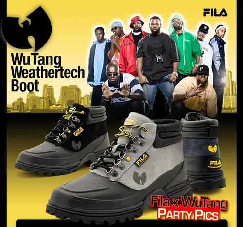 Wu-Tang Clan and Fila Present The Weathertech Boot