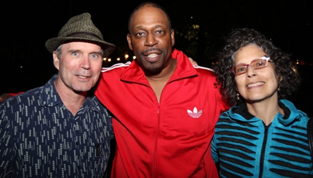 Grandmaster Caz and Charlie Ahearn