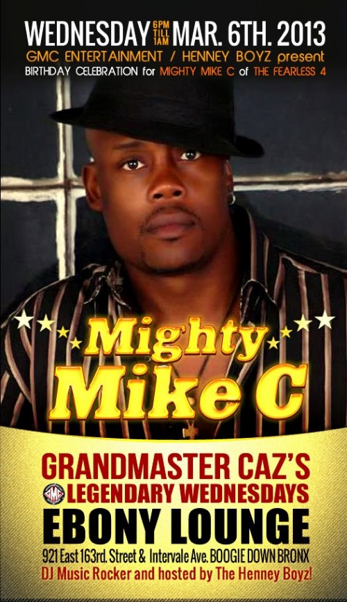 Grandmaster Caz’s Legendary Wednesdays feat. Mighty Mike C
