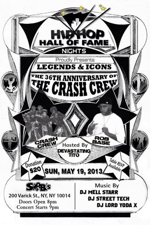36th Anniversary of The Crash Crew feat. Rob Base
