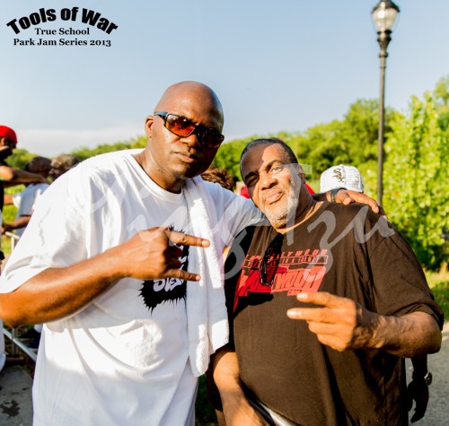 Grand Wizard Theodore and DJ Hollywood