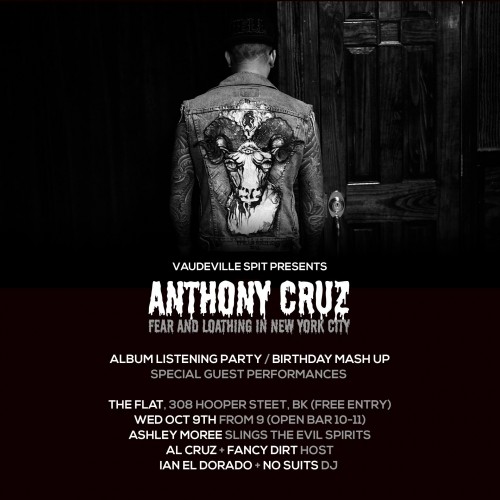 Album Release Party for Anthony Cruz's "Fear And Loathing In New York City"