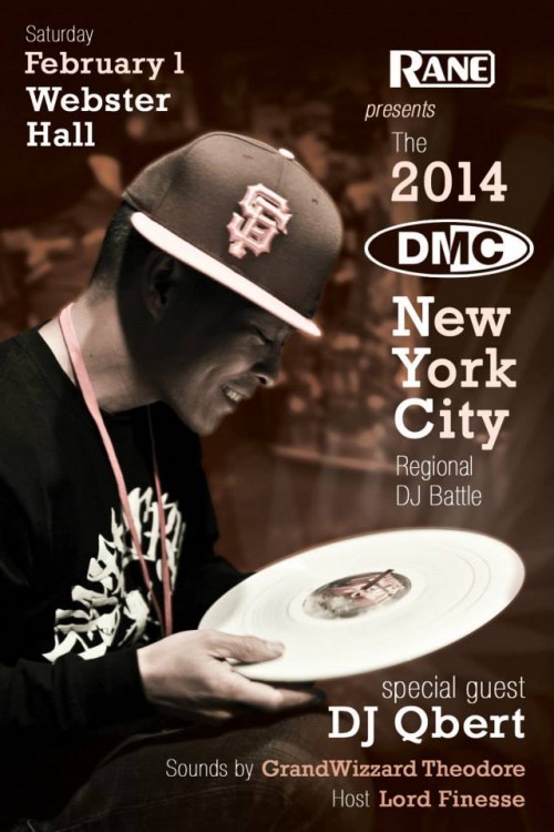 2014 DMC NYC Regional DJ Battle (front)