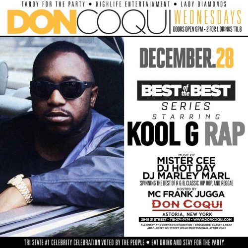 Kool G Rap @ Don Coqui, NYC (Dec. 28, 2016)