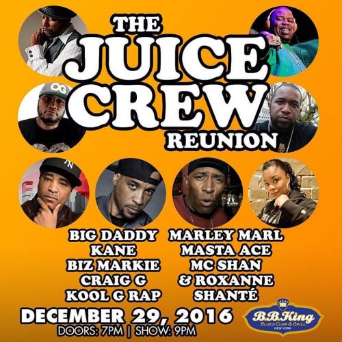 The Juice Crew Reunion @ BB Kings, NYC (Dec. 29, 2016)